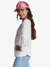 1 The One - T-shirt manches longues en matière biologique pour Fille Blanc ERGZT03904 Roxy