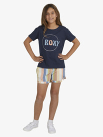 3 Girls 4-16 Day And Night T-Shirt Blue ERGZT03935 Roxy