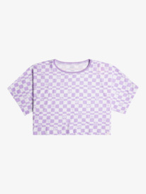 8 Set The Mood - Camiseta de Corte Cuadrado para Chicas 10-16 Rosa ERGZT03957 Roxy