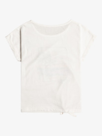 roxy, Pura Playa - Geknotetes T-Shirt für Mädchen 4-16, SNOW WHITE (wbk0) Pura Playa - Knotted T-Shirt for Girls 4-16 ERGZT03966