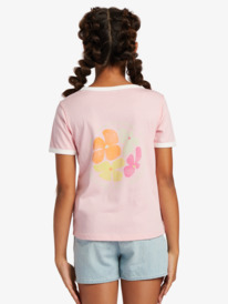roxy, Girl's 4-16 Cottonflower T-Shirt For Girls, CANDY PINK (med0) Cottonflower - T-Shirt for Girls 4-16 ERGZT03987