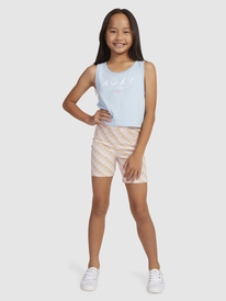 4 Girls 4-16 Happier Than Ever Sleeveless Training Top Blue ERGZT03999 Roxy