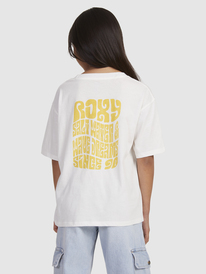 7 Gone To California A - T-Shirt for Girls (10-16 years) White ERGZT04000 Roxy