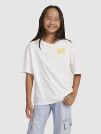 4 Gone To California A - T-Shirt for Girls (10-16 years) White ERGZT04000 Roxy