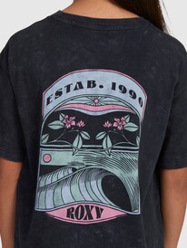 4 Girls 4-16 Sun For All Seasons A T-Shirt Black ERGZT04002 Roxy