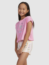 3 Girls 4-16 Bb Good T-Shirt Pink ERGZT04005 Roxy