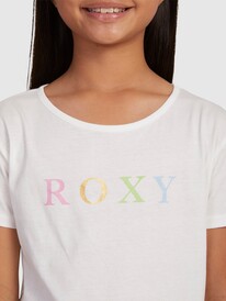4 Day And Night B - T-Shirt voor Meisjes 4-16 White ERGZT04009 Roxy