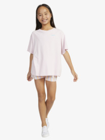1 Girls 4-16 Gone To California Oversized T-Shirt Pink ERGZT04020 Roxy