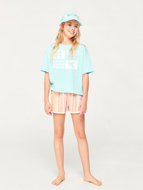8 Girls 4-16 Sun For All Seasons T-Shirt Blue ERGZT04022 Roxy