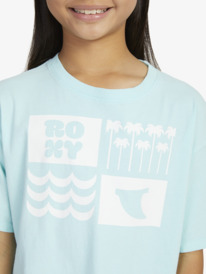 14 Girls 4-16 Sun For All Seasons T-Shirt Blue ERGZT04022 Roxy