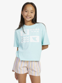 10 Girls 4-16 Sun For All Seasons T-Shirt Blue ERGZT04022 Roxy
