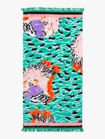 4 Stella Jean x ROXY - Strandtuch für Frauen Grün ERJAA04081 Roxy