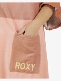5 Womens Exotic Kiss Hooded Poncho Towel Brown ERJAA04094 Roxy