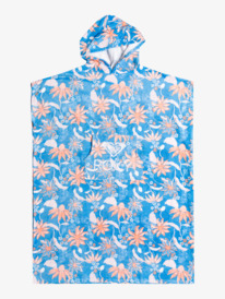 roxy, Stay Magical Printed Hooded Changing Towel, AZURE BLUE CASA FLEUR (bjt7) Stay Magical Printed - Hooded Changing Towel ERJAA04126