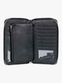 2 Back In Brooklyn - Portafoglio con cerniera perimetrale Black ERJAA04143 Roxy