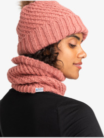 1 Blizzard Technical Fleece Collar Pink ERJAA04167 Roxy