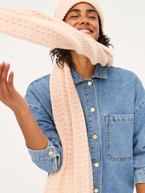 3 Rosy Sunset - Écharpe en tricot pour Femme Orange ERJAA04201 Roxy