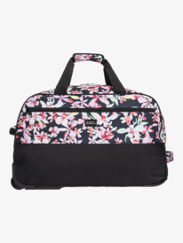roxy, Womens Feel It All Large Wheelie Duffle Bag, ANTHRACITE NEW LIFE (kvj5) Feel It All - Large Wheelie Duffle Bag for Women ERJBL03287