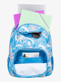 3 Shadow Swell Printed Medium Backpack Blue ERJBP04614 Roxy