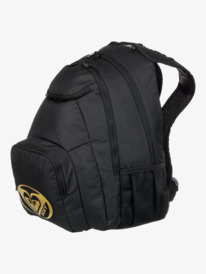 1 Womens Shadow Swell Logo 24L Medium Backpack Black ERJBP04744 Roxy