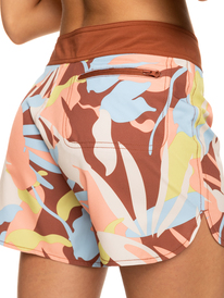 5 Novelty Zip-Pocket 5" Boardshorts Brown ERJBS03225 Roxy