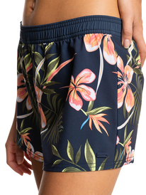 2 Value Line Printed 2" - Boardshort voor Dames Blue ERJBS03233 Roxy