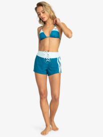 8 Roxy Life - Boardshort pour Femme Bleu ERJBS03244 Roxy