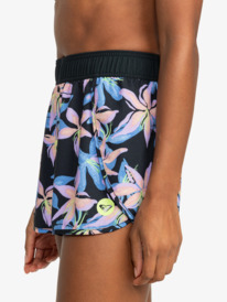 1 Womens New Active Swim Shorts Black ERJBS03278 Roxy