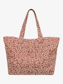 4 Anti Bad Vibes 24L Tote Bag Brown ERJBT03314 Roxy