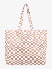 4 Anti Bad Vibes Printed - Bolsa de tela grande para Unisex Marron ERJBT03326 Roxy