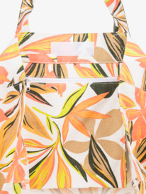 roxy, Anti Bad Vibes Printed Grand sac tote, BRIGHT WHITE SUBTLY SALTY MULT (wbb6) Anti Bad Vibes Printed - Large Tote Bag ERJBT03326