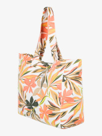 roxy, Anti Bad Vibes Printed - Große Tragetasche, BRIGHT WHITE SUBTLY SALTY MULT (wbb6) Anti Bad Vibes Printed - Large Tote Bag ERJBT03326