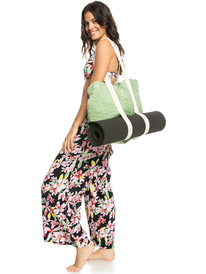 4 Sunny Palm Tote Beach bag Green ERJBT03356 Roxy