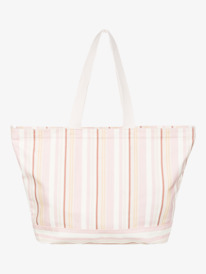 7 Womens Stripey Beach Tote Bag Brown ERJBT03357 Roxy