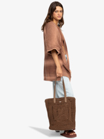 0 Womens Coco Cool Tote Bag Brown ERJBT03374 Roxy