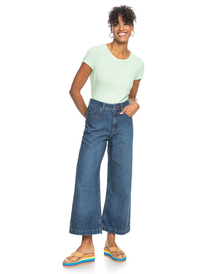 9 Womens Perfect Break Wide Leg Jeans  ERJDP03272 Roxy