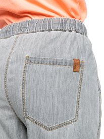 3 Slow Swell - Calças de ganga para Mulheres jovens Cinza ERJDP03277 Roxy