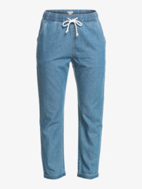 3 Slow Swell - Pantalon en jean pour Femme Bleu ERJDP03278 Roxy