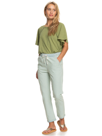 1 Slow Swell - Beachy Denim Trousers for Women Blue ERJDP03278 Roxy