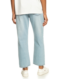 9 Electric Move Mid Cropped Straight Leg Jeans Blue ERJDP03280 Roxy