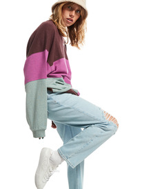 7 Fresh Way Mid - Jean straight pour Femme Bleu ERJDP03291 Roxy