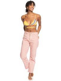 12 Fresh Way Color Mid - Jeans mit Straight Fit für Frauen Orange ERJDP03292 Roxy