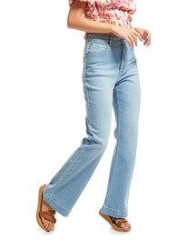 7 Final Wave High Flared Jeans Blue ERJDP03294 Roxy