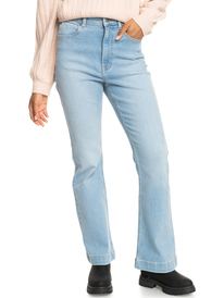 14 Final Wave High Flared Jeans Blue ERJDP03294 Roxy
