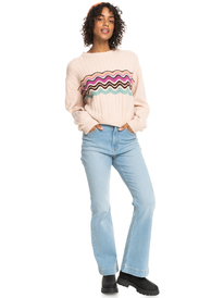 17 Final Wave High Flared Jeans Blue ERJDP03294 Roxy
