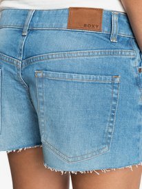 3 Kissing The Swell Denim Shorts Blue ERJDS03252 Roxy