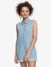Stellar Swell - Denim Playsuit for Women  ERJDS03257