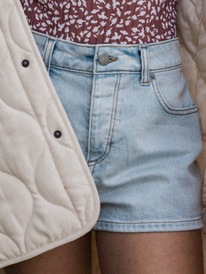 2 Call Me Back Denim Shorts Blue ERJDS03274 Roxy
