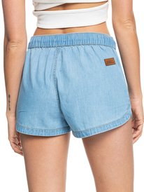8 New Impossible Denim Shorts Blue ERJDS03279 Roxy