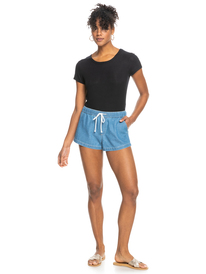 4 Go To The Beach - Jeansshorts für Frauen Blau ERJDS03286 Roxy